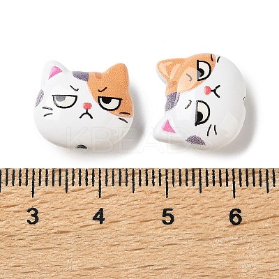 Baking Paint Alloy Beads FIND-H059-02D-1