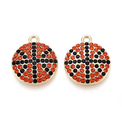 Alloy Pendants PALLOY-R153-01G-03-1