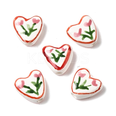 Handmade Porcelain Beads PORC-B007-02B-1