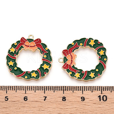 Eco-Friendly Alloy Enamel Pendants X-ENAM-Q437-060-NR-1