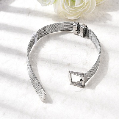 304 Stainless Steel Watch Band Bracelets BJEW-L714-01P-1