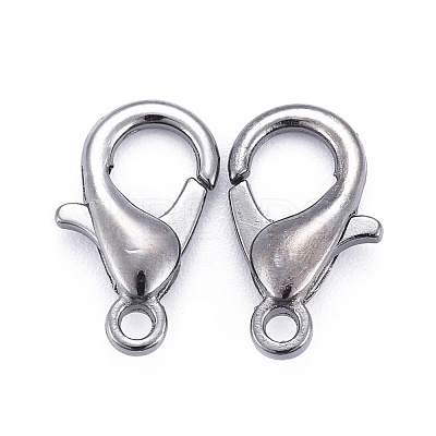 Zinc Alloy Lobster Claw Clasps X-E105-B-1