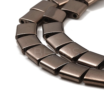 Electroplated Non-magnetic Synthetic Hematite Beads Strands G-G089-B02-08-1