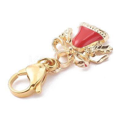 Christmas Theme Alloy Enamel Pendants LS-X1-HJEW-JM00427-02-1