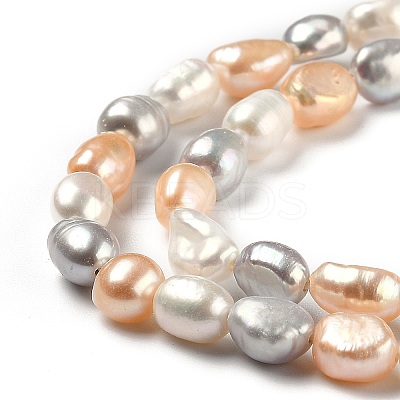 Natural Cultured Freshwater Pearl Beads Strands PEAR-L033-31A-1