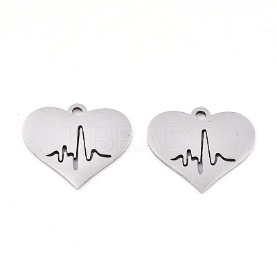 Non-Tarnish 201 Stainless Steel Charms STAS-S081-087-1