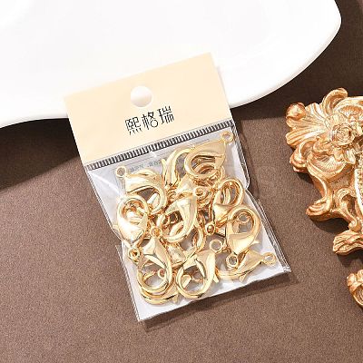 SHEGRACE Brass Lobster Claw Clasps XGRPCP195-269G-1