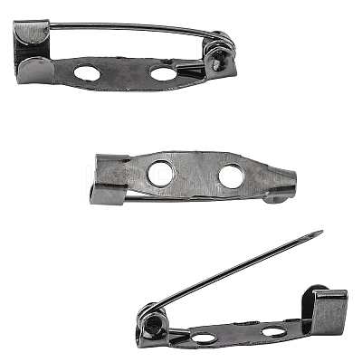 Iron Brooch Findings IFIN-E035Y-M-1