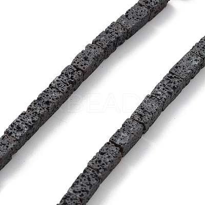 Natural Lava Rock Beads Strands G-H303-C04-1