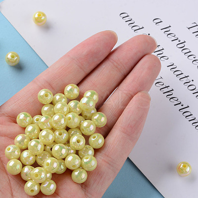 Opaque Acrylic Beads LS-X-MACR-S370-D8mm-A10-1