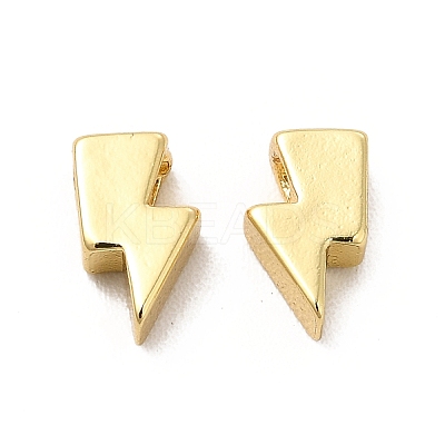 Rack Plating Brass Beads KK-H436-01G-1