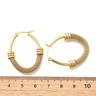 201 Stainless Steel Hoop Earrings EJEW-Q026-15G-B-1