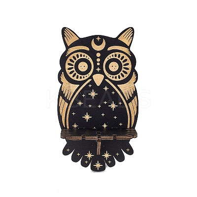Black Hanging Wooden Crystal Display Shelf ODIS-G015-01F-1