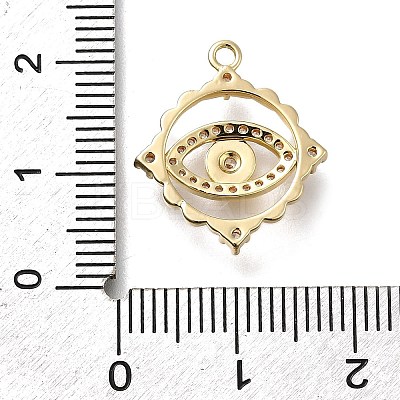 Brass Micro Pave Cubic Zirconia Pendants LS-KK-Q048-23G-1