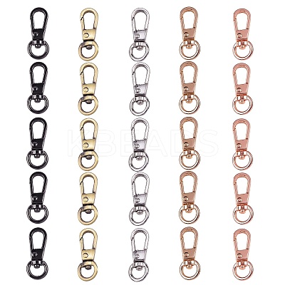 Alloy Swivel Clasps PALLOY-SZ0001-08-1