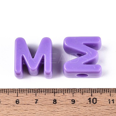 Opaque Acrylic European Beads OACR-M027-01M-05-1