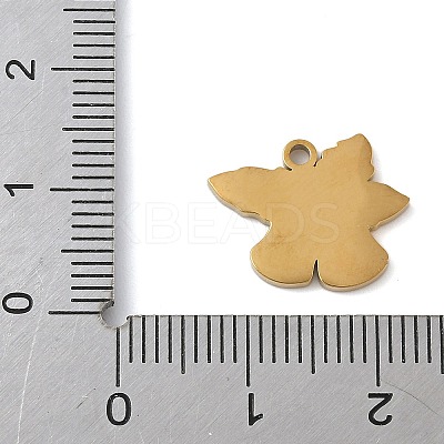 Christmas Themes 304 Stainless Steel Enamel Charms LS-STAS-K312-04D-G-1