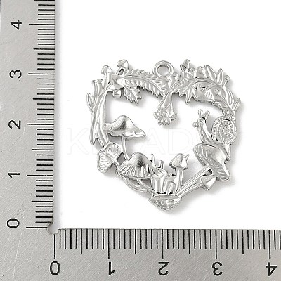 304 Stainless Steel Pendants STAS-S186-10P-1