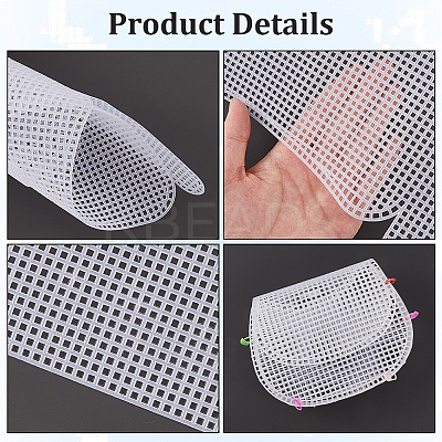 DIY Plastic Knitting Crochet Bag Making Kits DIY-CP0012-64-1