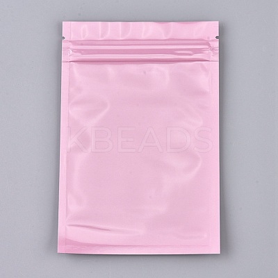 Solid Color Plastic Zip Top Bags OPP-P002-B05-1