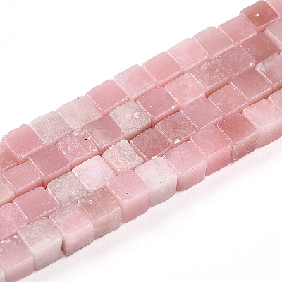Natural Pink Opal Beads Strands G-T140-44B-02-1