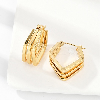201 Stainless Steel Hoop Earrings EJEW-Q026-18G-1
