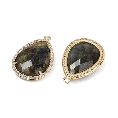 Natural Mixed Stone Faceted Pendants G-I382-05G-1