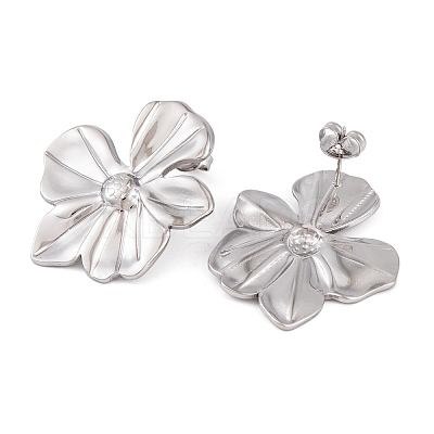 Non-Tarnish 304 Stainless Steel Stud Earrings for Women EJEW-A049-10P-1