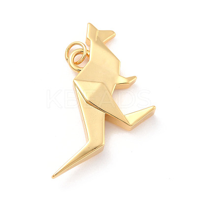 Rack Plating Brass Pendants KK-B052-09G-1