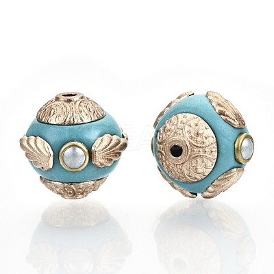 Handmade Indonesia Beads IPDL-E012-10B-1