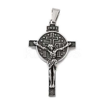 304 Stainless Steel Big Pendants LS-STAS-Z169-02AS-1