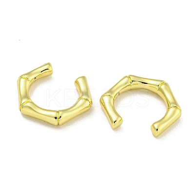 Brass Cuff Earrings EJEW-C104-058G-1
