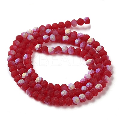 Transparent Glass Beads Strands LS-EGLA-A034-T4mm-MB07-1