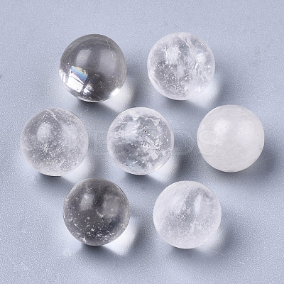 Natural Quartz Crystal Beads G-R483-14-8mm-1
