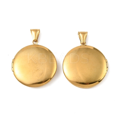 316 Stainless Steel Locket Pendants STAS-K321-11D-G-1