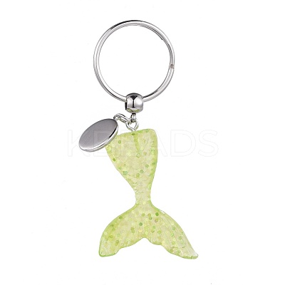 Resin Glitter Powder Keychain KEYC-JKC00211-1
