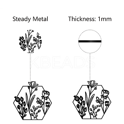 Iron Wall Signs AJEW-WH0286-243-1