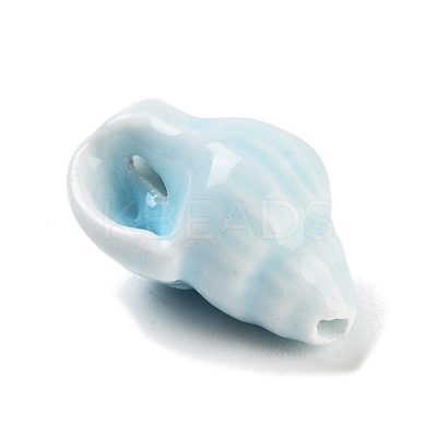 Glazed Porcelain Beads PORC-O005-09-1