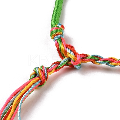 Polyester Braided String Cord Bracelet X-BJEW-I306-01B-1