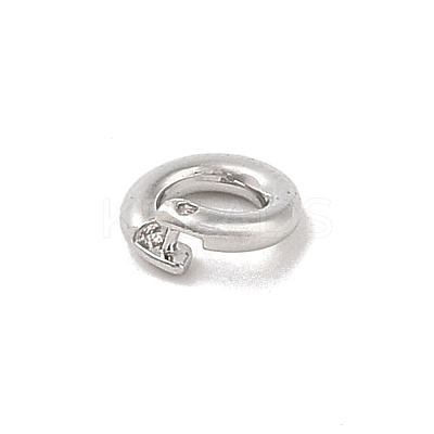 Brass Locking Jump Rings KK-S369-01P-01-1