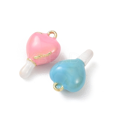 Alloy Enamel Pendants ENAM-F161-01C-1
