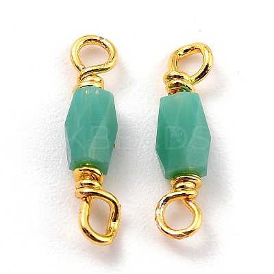 Eco-Friendly Electroplated Glass Links Connectors KK-K260-04G-05-RS-1