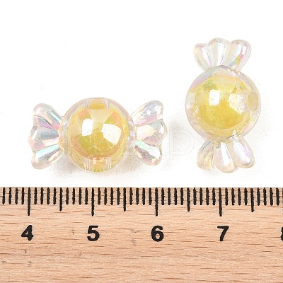 Acrylic Beads MACR-WH0004-03-1