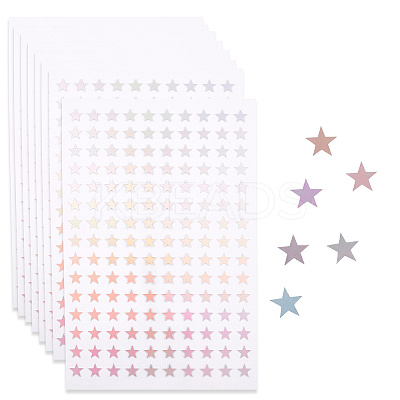 Laser PET Plasitc Stickers DIY-WH20011-43D-1