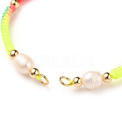 Braided Nylon Cord Bracelet Making AJEW-JB00764-05-1
