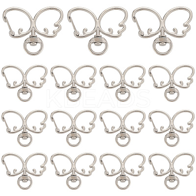 20Pcs Alloy Swivel Clasps FIND-SC0017-28P-1