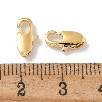 Brass Lobster Claw Clasps KK-H503-35G-01-1