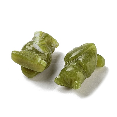 Natural Southern Jade Carved Figurines DJEW-L023-G08-1