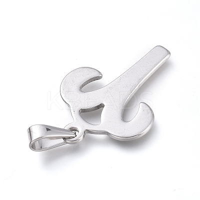 Non-Tarnish 304 Stainless Steel Pendants STAS-L210-06C-P-1