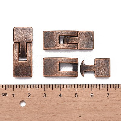 Tibetan Style Snap Lock Clasps RLF11313Y-NF-1